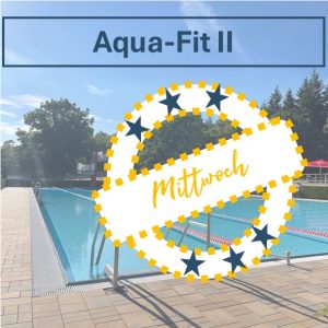 Aqua Fit II mittwochs - Block I (09.06.-07.07.2025)